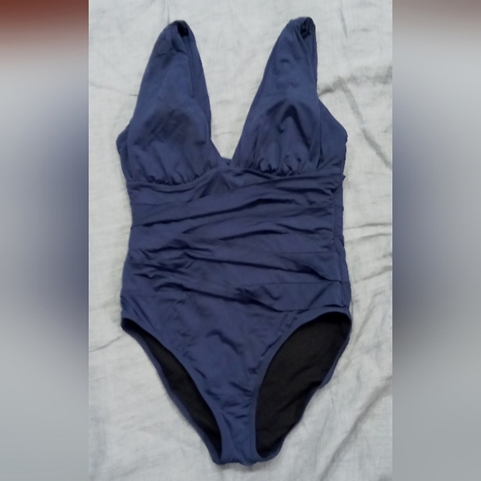 Garnet Hill | One Piece Navy Bathing Suit